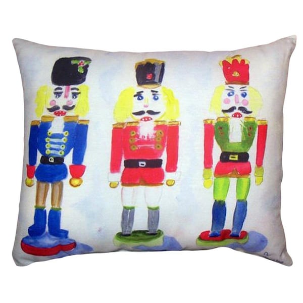 Betsy Drake Betsy Drake NC460 16 x 20 in. Nut Crackers No Cord Pillow - NC460