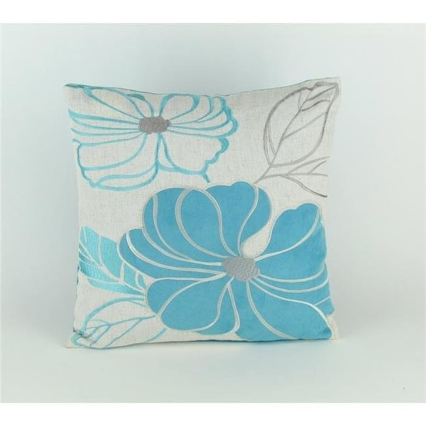 Wayborn Wayborn 11265-2 17 in. Decorative Throw Pillow; Light Blue - 11265-2