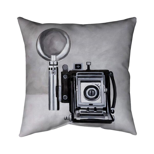 Fondo 20 x 20 in. Antique Camera-Double Sided Print Indoor Pillow - FO3327995