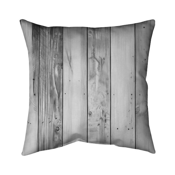 Fondo 20 x 20 in. Wood Texture-Double Sided Print Indoor Pillow - FO2772713