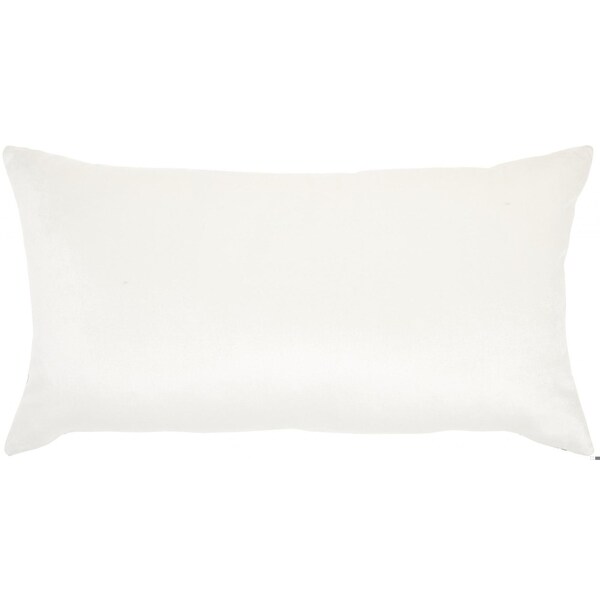 Homeroots 14 x 26 in. Blue Abstract Lumbar Pillow - 385930