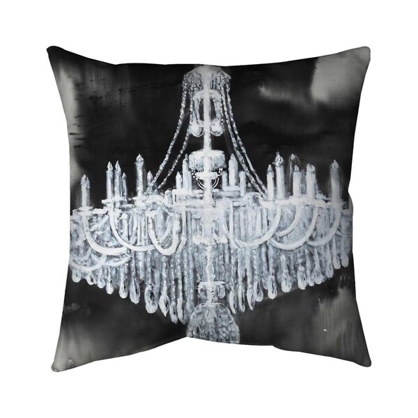 Fondo 26 x 26 in. Glam Chandelier-Double Sided Print Indoor Pillow - FO2796288