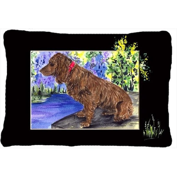 Carolines Treasures Carolines Treasures SS8065PW1216 12 x 16 in. Boykin Spaniel Decorative Indoor & Outdoor Fabric Pillow - SS8065PW1216