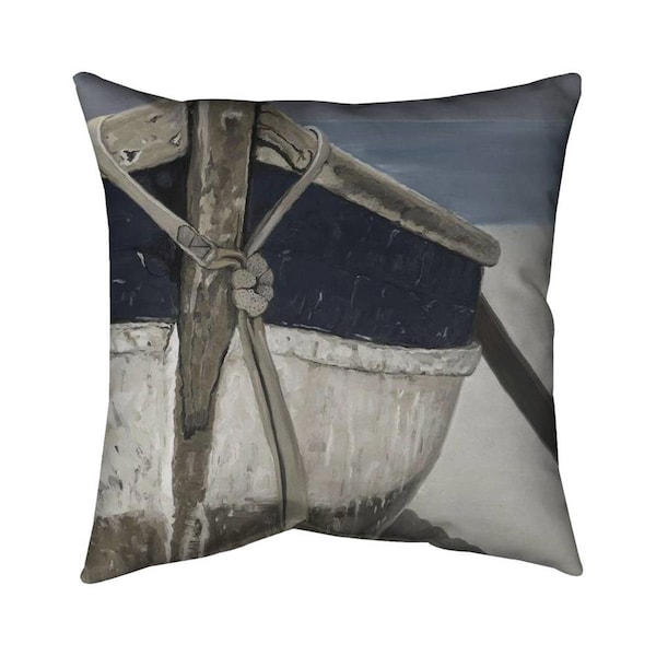 Fondo 26 x 26 in. Bateau-Double Sided Print Indoor Pillow - FO2775186