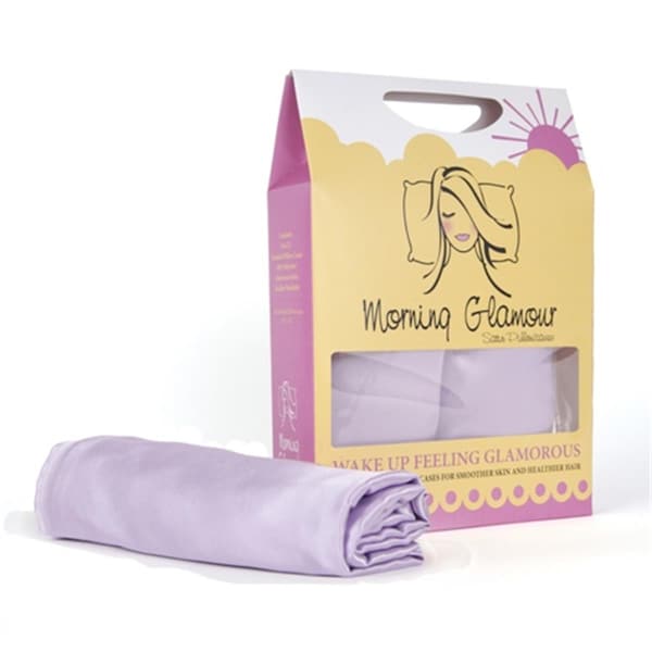 Morning Glamour Signature Box Satin Pillowcases- Light Purple, 2PK - 854130004470