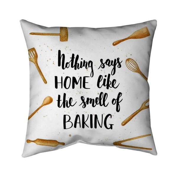 Begin Home Decor 20 x 20 in. Home & Baking-Double Sided Print Indoor Pillow - 5541-2020-QU38