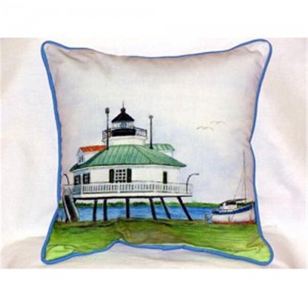 Betsy Drake Hopper Strait Lighthouse Throw Pillow- 20 x 24 in. - ZP736