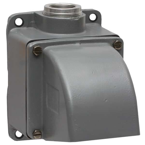 Hubbell 4-Way Angle Back Box, 60/100A, 2" Hub, 15 - MB601004W