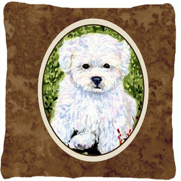 Carolines Treasures Carolines Treasures SS8913PW1414 Bichon Frise Indoor & Outdoor Fabric Decorative Pillow - SS8913PW1414