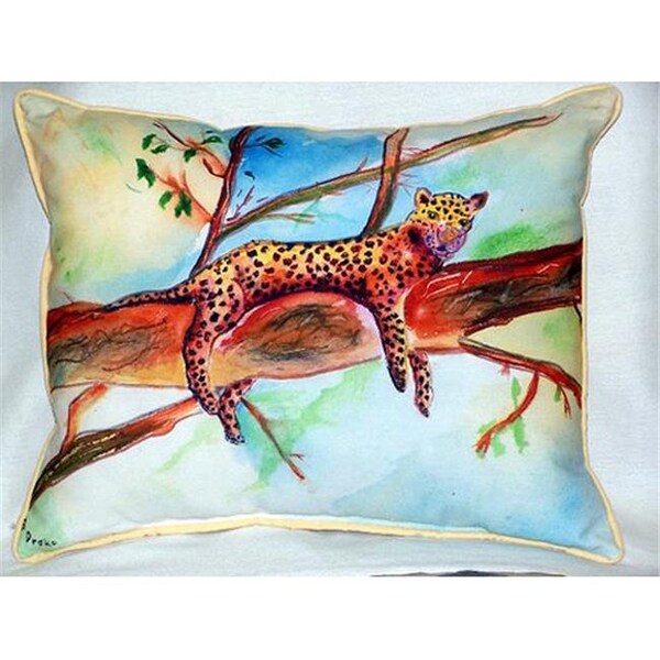 Betsy Drake Betsy Drake HJ283 Leopard Large Indoor & Outdoor Pillow 16 x 20 - HJ283