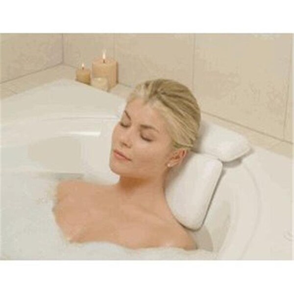 Comfortcorrect Large Luxury Comfort Vinyl Spa Hot TUB Dual Bath Pillow Foam in White - CO92485