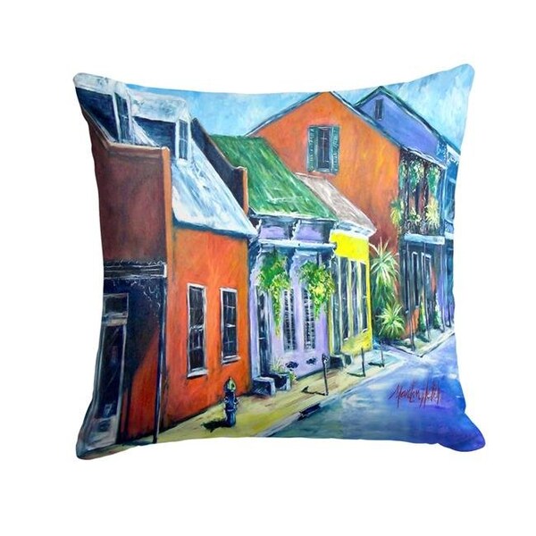 Carolines Treasures Carolines Treasures MW1350PW1414 Somewhere Close Houses Fabric Decorative Pillow - MW1350PW1414