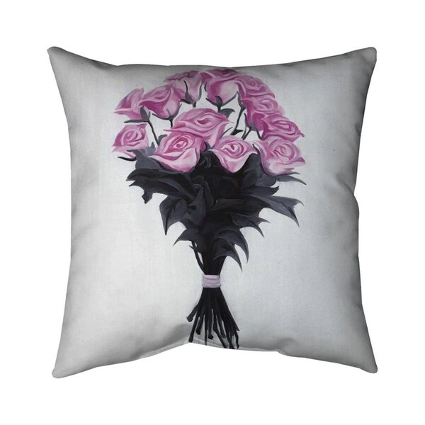Fondo 26 x 26 in. Bouquet of Roses-Double Sided Print Indoor Pillow - FO2794583