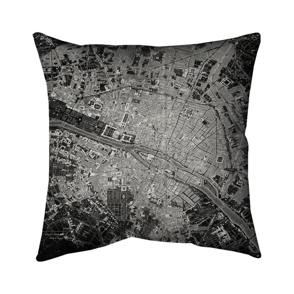 Fondo 20 x 20 in. Airplane Satellite View-Double Sided Print Indoor Pillow - FO2795320