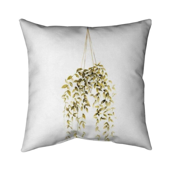 Fondo 20 x 20 in. Hanging Plant-Double Sided Print Indoor Pillow - FO2795706