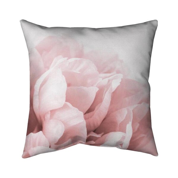 Fondo 26 x 26 in. Peony Flower Dream-Double Sided Print Indoor Pillow - FO2793774