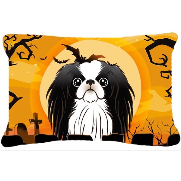 Micasa Halloween Japanese Chin Fabric Decorative Pillow - MI889337