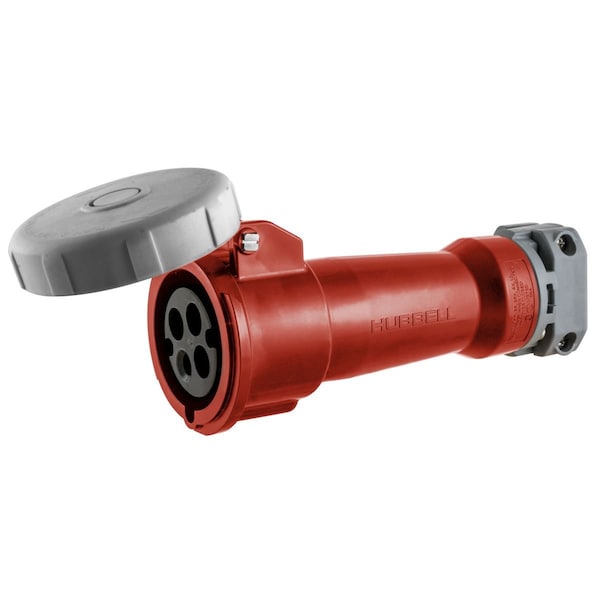 Hubbell IEC Pin and Sleeve Connector, 30A, 480V - HBL430C7W