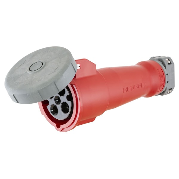 Hubbell IEC Pin and Sleeve Connector, 30A, 480V - HBL430C7W