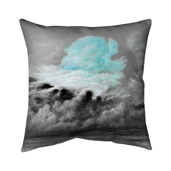 Begin Home Decor 20 x 20 in. Blue Clouds-Double Sided Print Indoor Pillow - 5541-2020-LA59-1