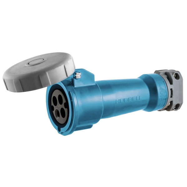 Hubbell IEC Pin and Sleeve Connector, 30A, 250V - HBL430C9W