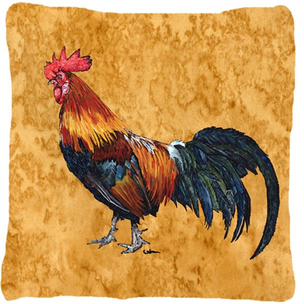 Jensendistributionservices Rooster Bird Indoor & Outdoor Fabric Decorative Pillow - MI2555922