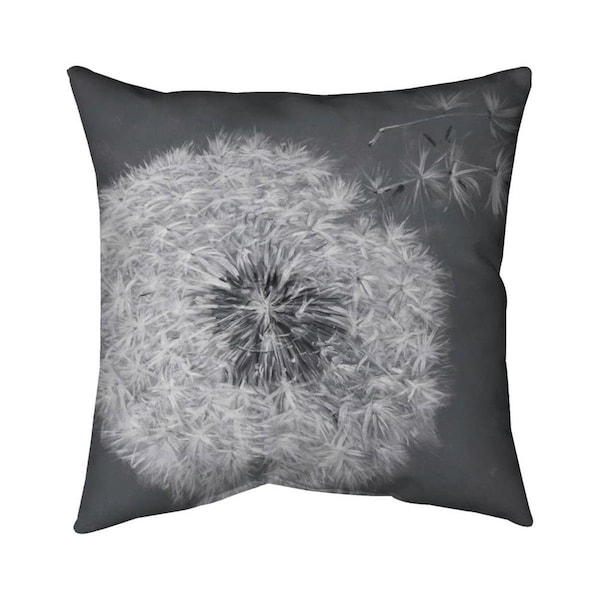 Fondo 20 x 20 in. Blowing Dandelion-Double Sided Print Indoor Pillow - FO2796894