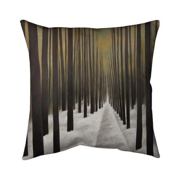 Begin Home Decor 20 x 20 in. Hiking in the Forest-Double Sided Print Indoor Pillow - 5541-2020-LA160