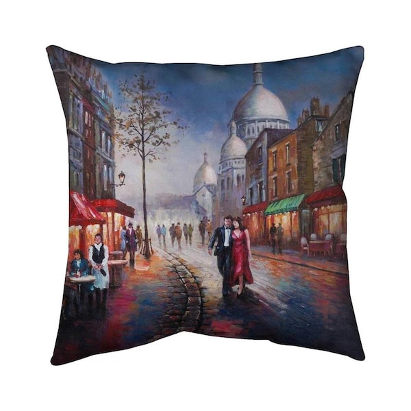 Fondo 20 x 20 in. Dressed Up Couple-Double Sided Print Indoor Pillow - FO2794050