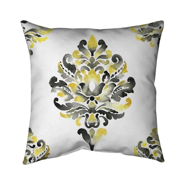 Begin Home Decor 26 x 26 in. Baroque Ornament-Double Sided Print Indoor Pillow - 5541-2626-PA5