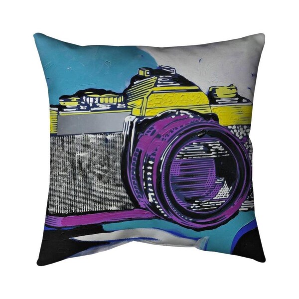 Fondo 26 x 26 in. Retro Camera-Double Sided Print Indoor Pillow - FO2776649