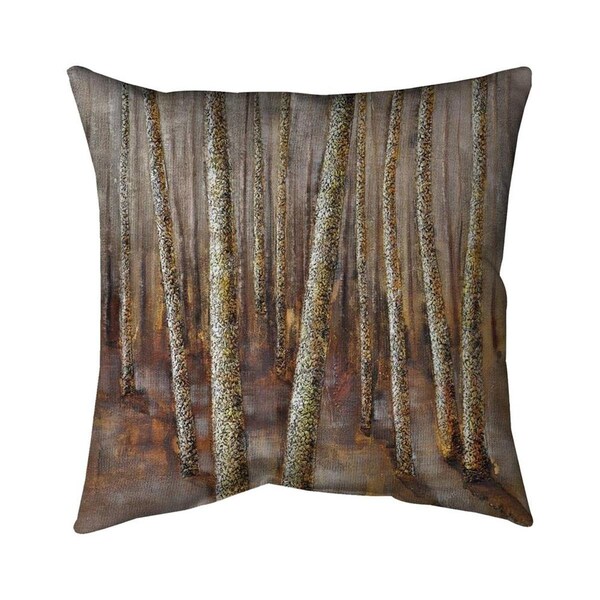 Begin Home Decor 20 x 20 in. Forest-Double Sided Print Indoor Pillow - 5541-2020-LA6