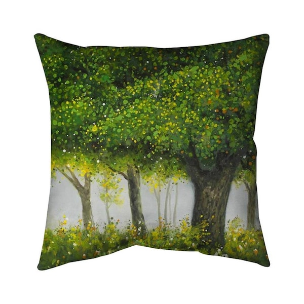 Fondo 20 x 20 in. Forest by Summer-Double Sided Print Indoor Pillow - FO2795308