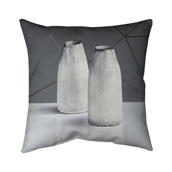 Fondo 20 x 20 in. Vases-Double Sided Print Indoor Pillow - FO2793622