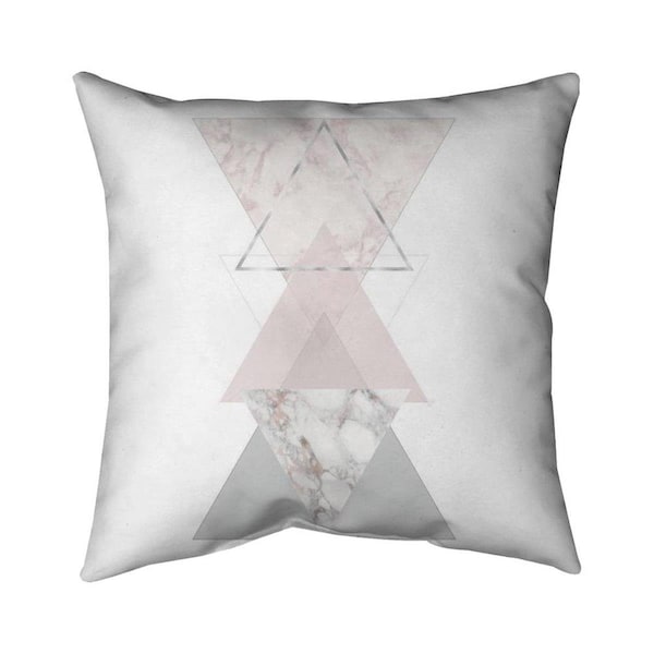 Begin Home Decor 26 x 26 in. Geometric Art-Double Sided Print Indoor Pillow - 5541-2626-PA2