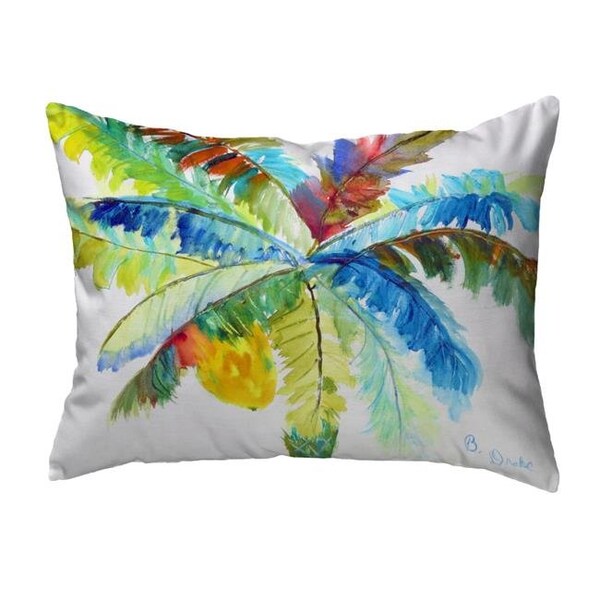 Betsy Drake Betsy Drake NC1094 16 x 20 in. Big Palm Non-Corded Indoor & Outdoor Pillow - NC1094