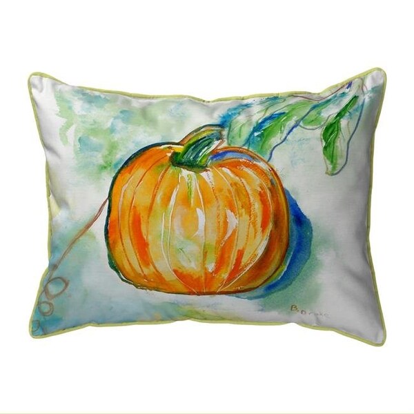 Betsy Drake Betsy Drake SN471 11 x 14 in. Pumpkin Small Indoor & Outdoor Pillow - SN471