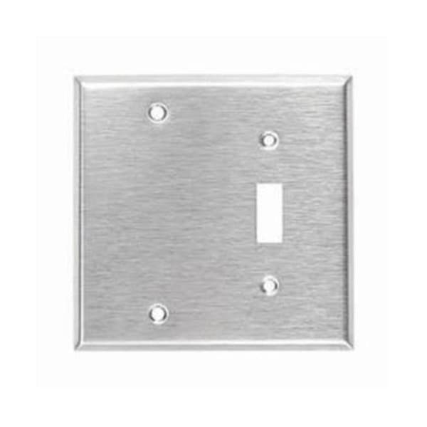 Mulberry Number of Gangs: 2 430 Stainless Steel, Satin Finish - 97522