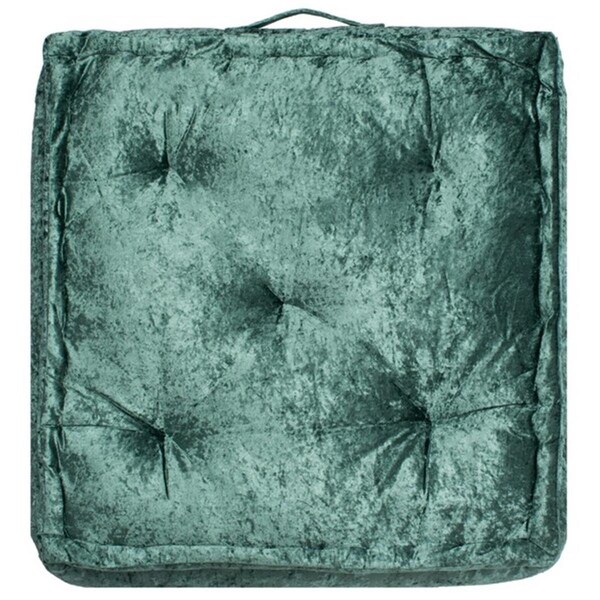 Safavieh 25 x 25 in. Belia Floor Pillow - Green - FLP1001J-1818