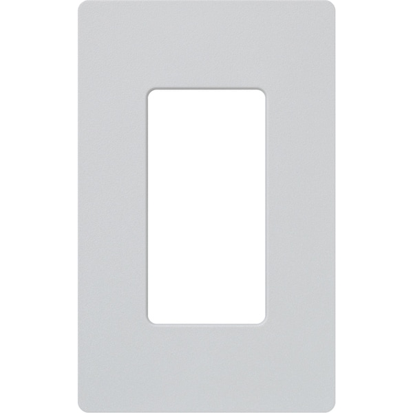 Lutron Designer Wall Plates, Number of Gangs: 1 Satin Finish, Palladium - SC-1-PD