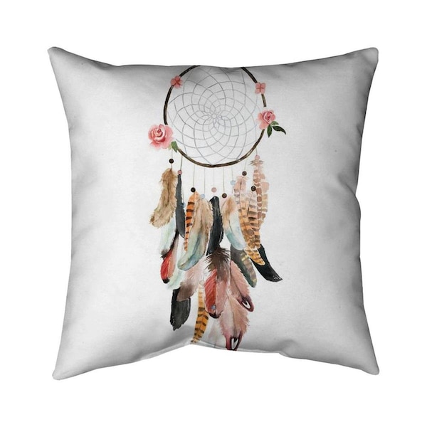 Fondo 20 x 20 in. Womans Dream Catcher-Double Sided Print Indoor Pillow - FO2775454
