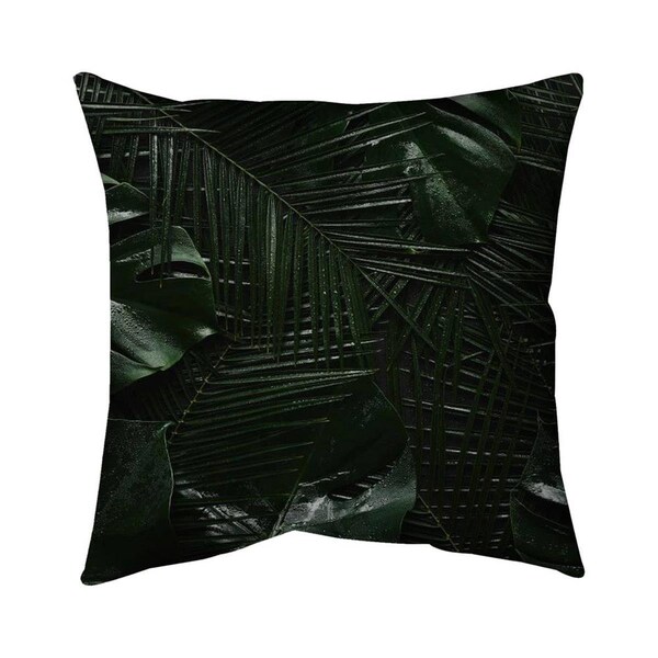 Fondo 20 x 20 in. Tropical Jungle-Double Sided Print Indoor Pillow - FO2798739