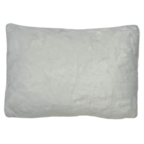 Dare2Decor 14 x 20 in. White Snow Fox Collection Pillow - White - 14 x 20 in. - DA3264464