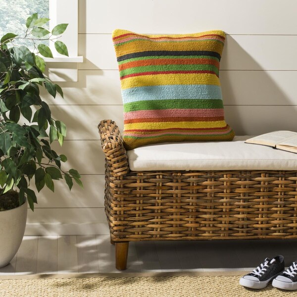 Safavieh Kinsley Striped Pillow, Assorted Color - PPL256A-2020