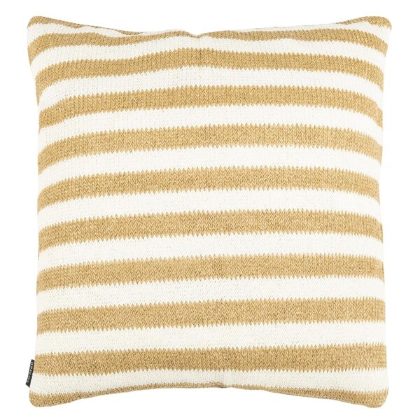 Safavieh 20 x 20 in. Glenna Pillow, Gold & White - PPL259A-2020