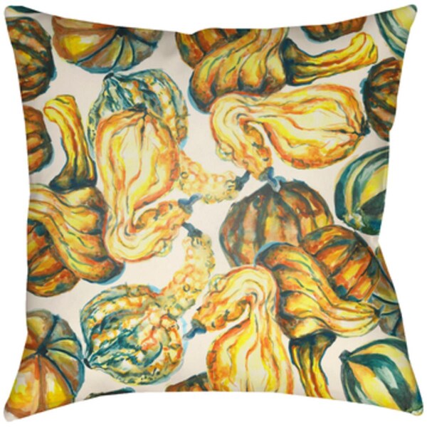 Artistic Weavers Lodge Cabin Harvest Poly Filled Pillow - 20 x 20 in. - LGCB2087-2020