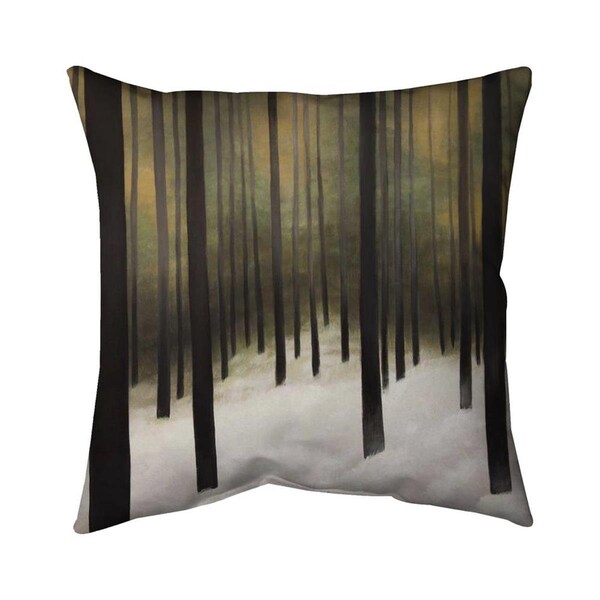 Fondo 26 x 26 in. Silent Forest-Double Sided Print Indoor Pillow - FO2778705