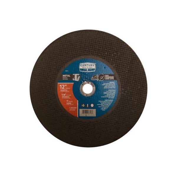 Century Drill & Tool Century Drill 0 High Speed Saw Blade 12" x 1" Fiberglass - 8717