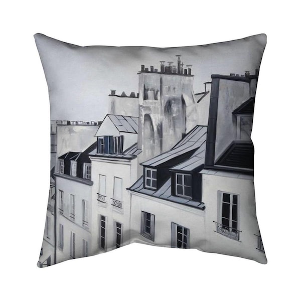 Begin Home Decor 20 x 20 in. Historical Buildings-Double Sided Print Indoor Pillow - 5541-2020-CI368