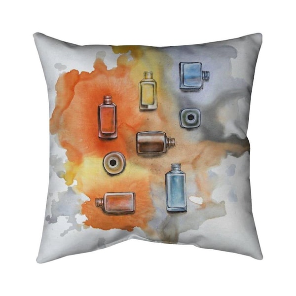 Fondo 20 x 20 in. Nail Polish-Double Sided Print Indoor Pillow - FO2772396